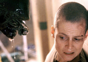 Filme da franquia "Alien" - foto com Sigourney Weaver